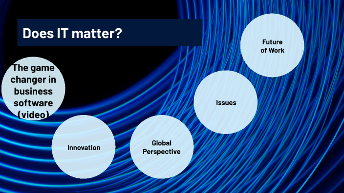 Does IT Matter? Alex B. By Alexander Brotherton On Prezi