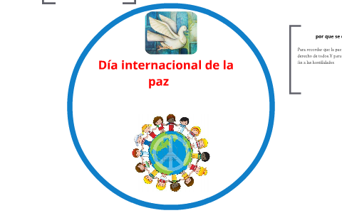 Día internacional de la paz by