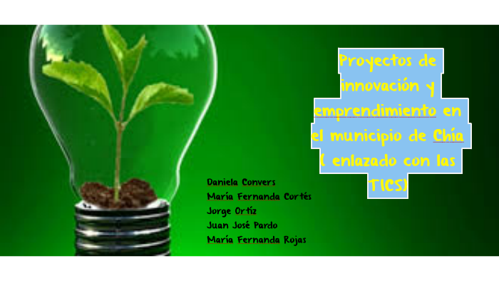 Proyectos de emprendimiento by on Prezi