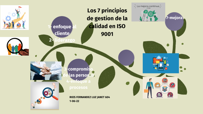 los 7 principios de gestion de la calidad en ISO 9001 by Rios Fernandez ...