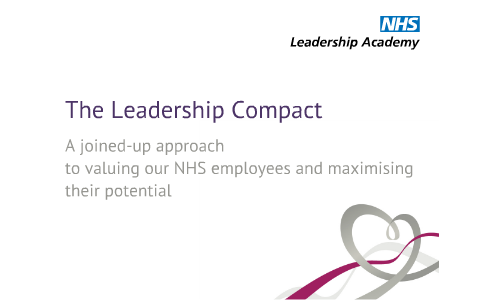 V3: The Leadership Compact By Nhs Leadership Academy On Prezi