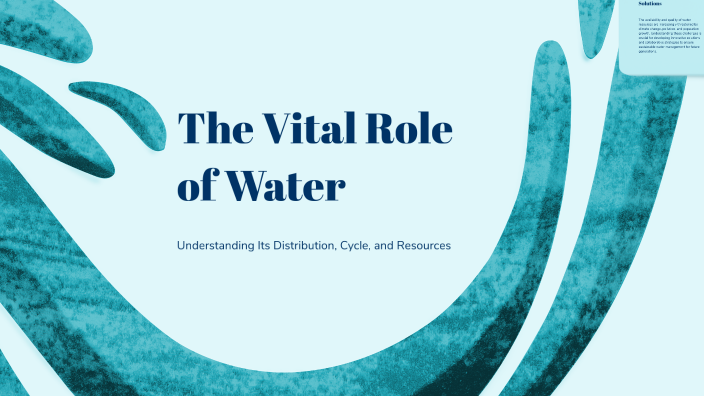 The Vital Role of Water by Imen Rabii on Prezi