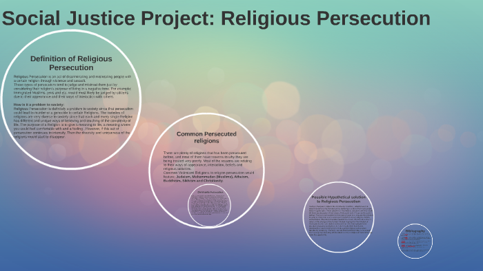 Social Justice Project Religious Persecution By Cyrus Asuncion