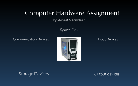 upgrade computer hardware assignment