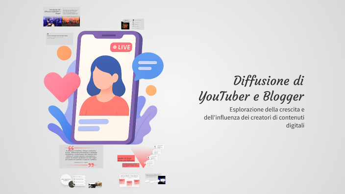 Diffusione di YouTuber e Blogger by GRYLLOS ANTONIO on Prezi