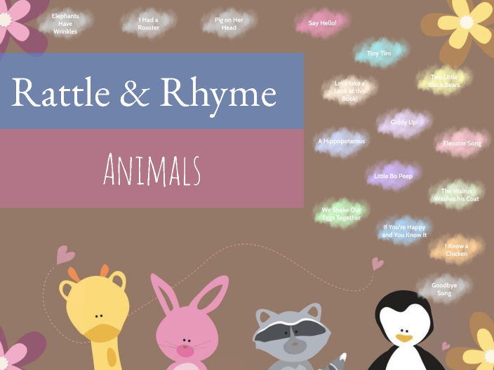 Rattle and Rhyme Animals by Friendswood Library on Prezi