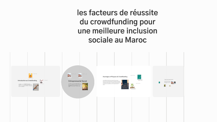 Le Crowdfunding et l'Entrepreneuriat Social by khaoula khaoula on Prezi