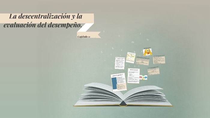 La Decentralización Y La Evaluación Del Desempeño. By Arturo De La Rosa ...
