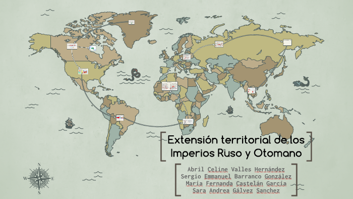Extensión territorial de los Imperios Ruso y Otomano by Sara Gálvez on ...