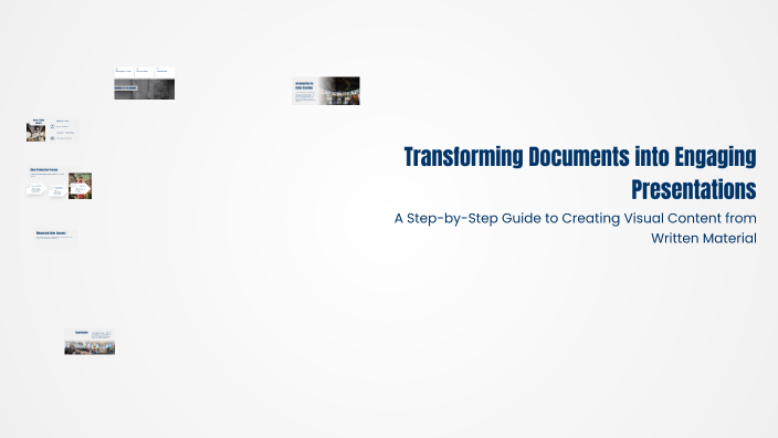 Transforming Documents into Engaging Presentations by Azri Ishak on Prezi