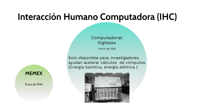 Historia De La Interaccion Humano Computadora prezi.com