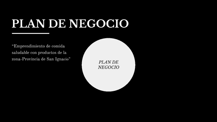 PLAN DE NEGOCIO by tcyq on Prezi