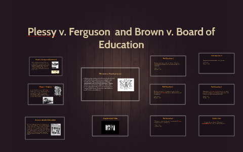 Plessy V Ferguson And Brown V Board Of Education 2025