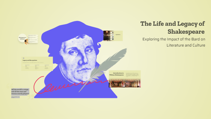 The Life and Legacy of Shakespeare by Denica Terzieva on Prezi