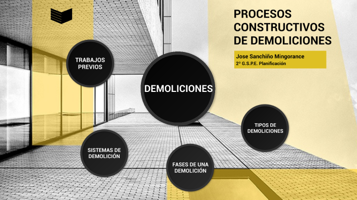 PROCESOS CONSTRUCTIVOS DE DEMOLICIONES by jose sanchiño mingorance on Prezi