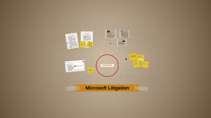 Microsoft Litigation by Tiffany Chai