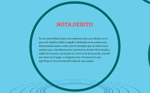 Nota Debito Y Credito By Francisco Astaiza