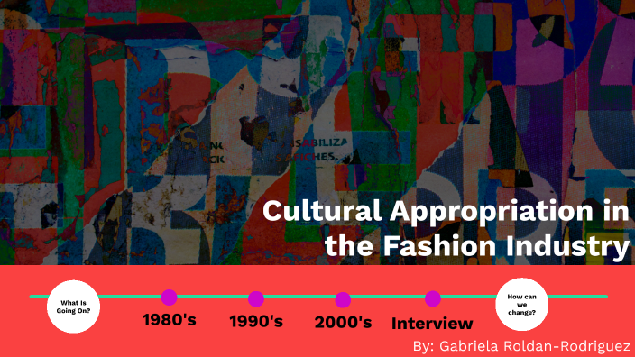 cultural appropriation in fashion essay