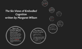 embodied cognition