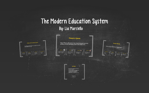 The Modern Education System by on Prezi