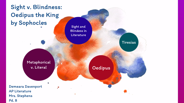 Sight And Blindness In Oedipus The King - BLINDS