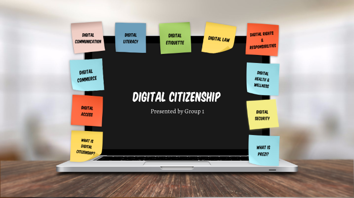 Digital Citizenship by Group One on Prezi