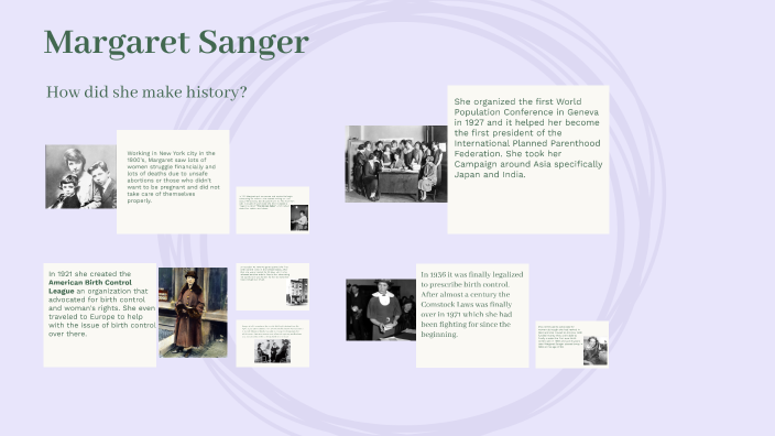 Margaret Sanger by Ariana Marquez on Prezi