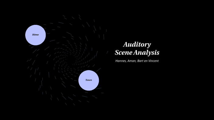 Auditory Scene Analysis by Bart van Gessel on Prezi