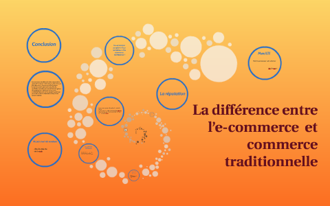 La Différence Entre L’e-commerce Et Commerce Traditionnelle By Diana ...