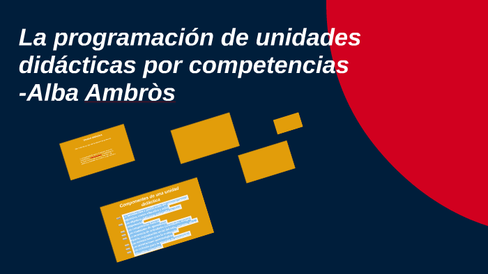 La Programación De Unidades Didácticas Por Competencias By Nancy Soro ...