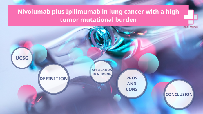 nivolumab plus ipilimumab in lung cancer with a high tumor