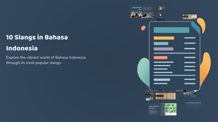 10 Slangs in Bahasa Indonesia by Sinta SINTA SARI on Prezi