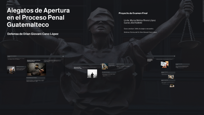 Alegatos de Apertura en el Proceso Penal Guatemalteco by Andrea Rivera ...