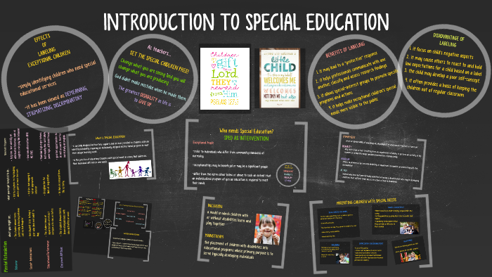 INTRODUCTION TO SPECIAL EDUCATION by dianne mae gimeno on Prezi