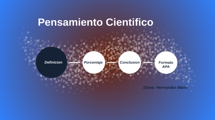 Pensamiento Cientifico by Diana Hernández on Prezi