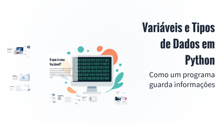 Variáveis e Tipos de Dados em Python by Márcio Leite on Prezi
