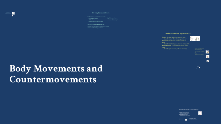 Body Movement and Countermovements by Ty Hurla on Prezi