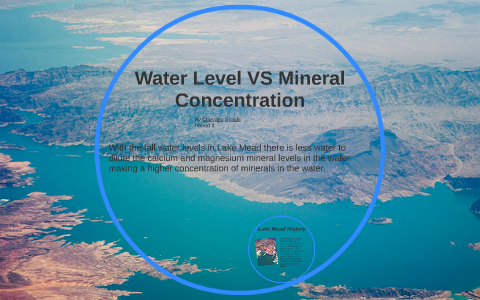 Water Level VS Mineral Concentration by Chevaya Silaski on Prezi