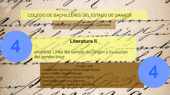 Origen Y Evolucion Del Genero Lirico By Diego Barranco On Prezi