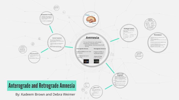 anterograde amnesia vs retrograde amnesia
