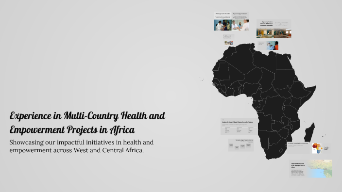 Experience in Multi-Country Health and Empowerment Projects in Africa ...