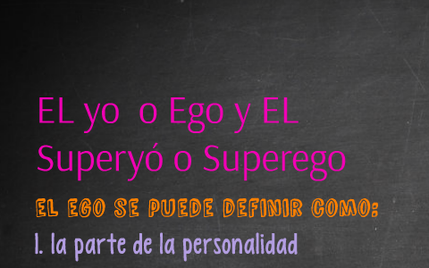 EL yo o Ego y EL Superyo by luisa fernanda guevara