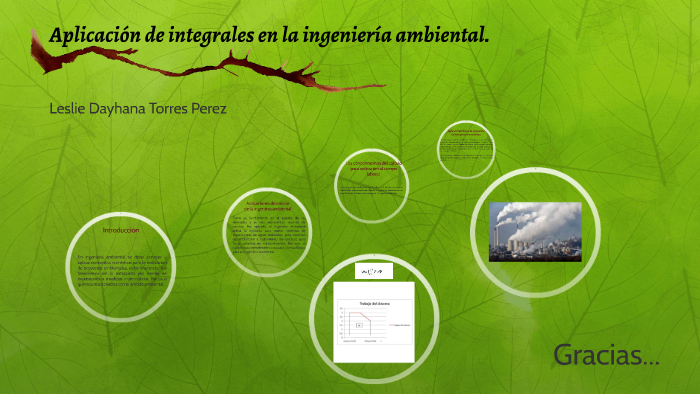 APLICACION DE INTEGRALES EN LA INGENIERIA AMBIENTAL by Isabel Cristina
