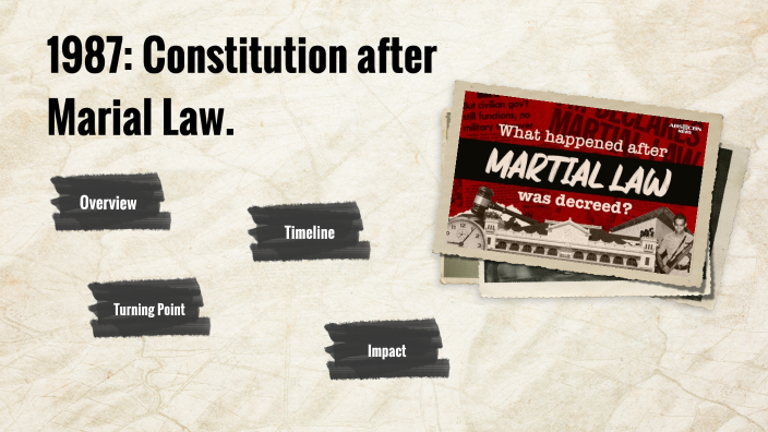 1987 constitution after martial law essay