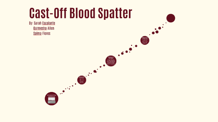 Cast Off Blood Pattern by Sarah Escalante on Prezi