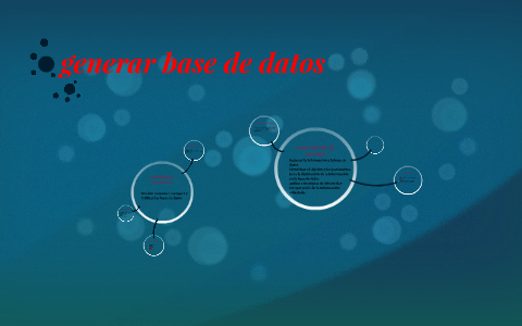 generar base de datos by LIZETH MELO on Prezi
