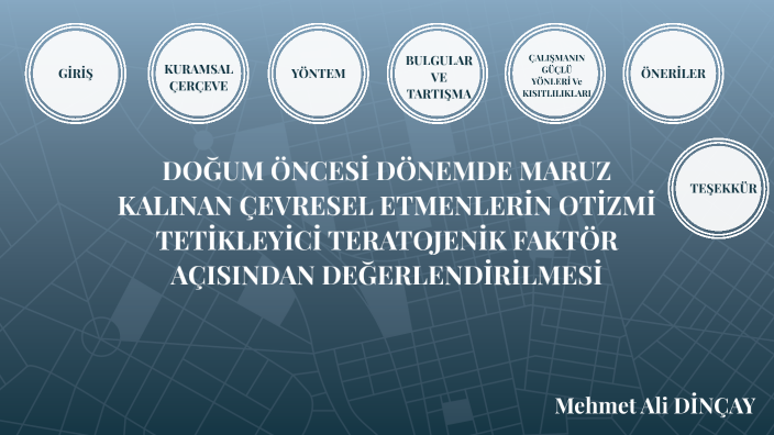 YÜKSEK LİSANS TEZ SUNUMU by Mehmet Ali DİNÇAY on Prezi