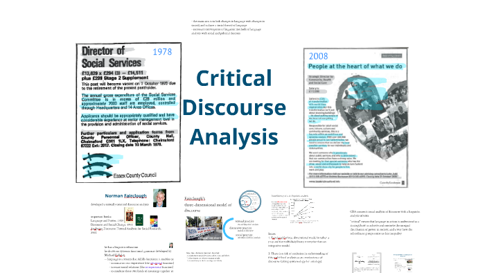 dissertations in critical discourse analysis