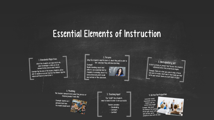 Essential Elements of Instruction by Alex Gutierrez on Prezi