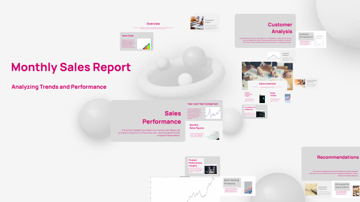 Monthly Sales Report by qeti durglishvili on Prezi
